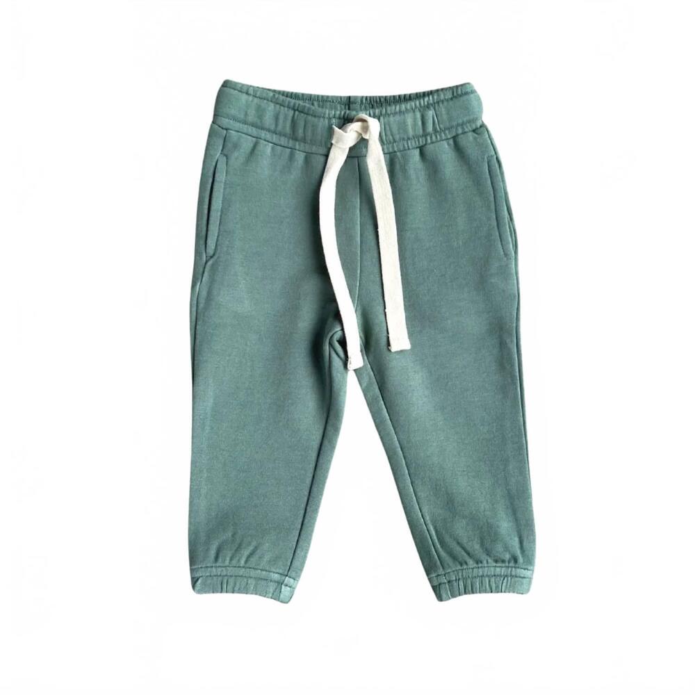 NEW BABYSPROUTS boys' elastic waistband joggers in pine